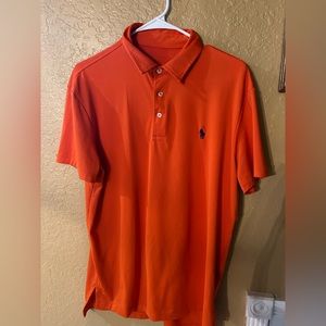 Polyester Bright Orange Ralph Lauren Polo